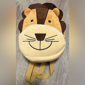 NWOT Plush lion backpack